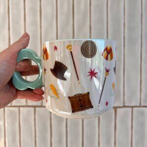 Magenta Willy Wonka Hot Chocolate Shiny Finish Porcelain Mug